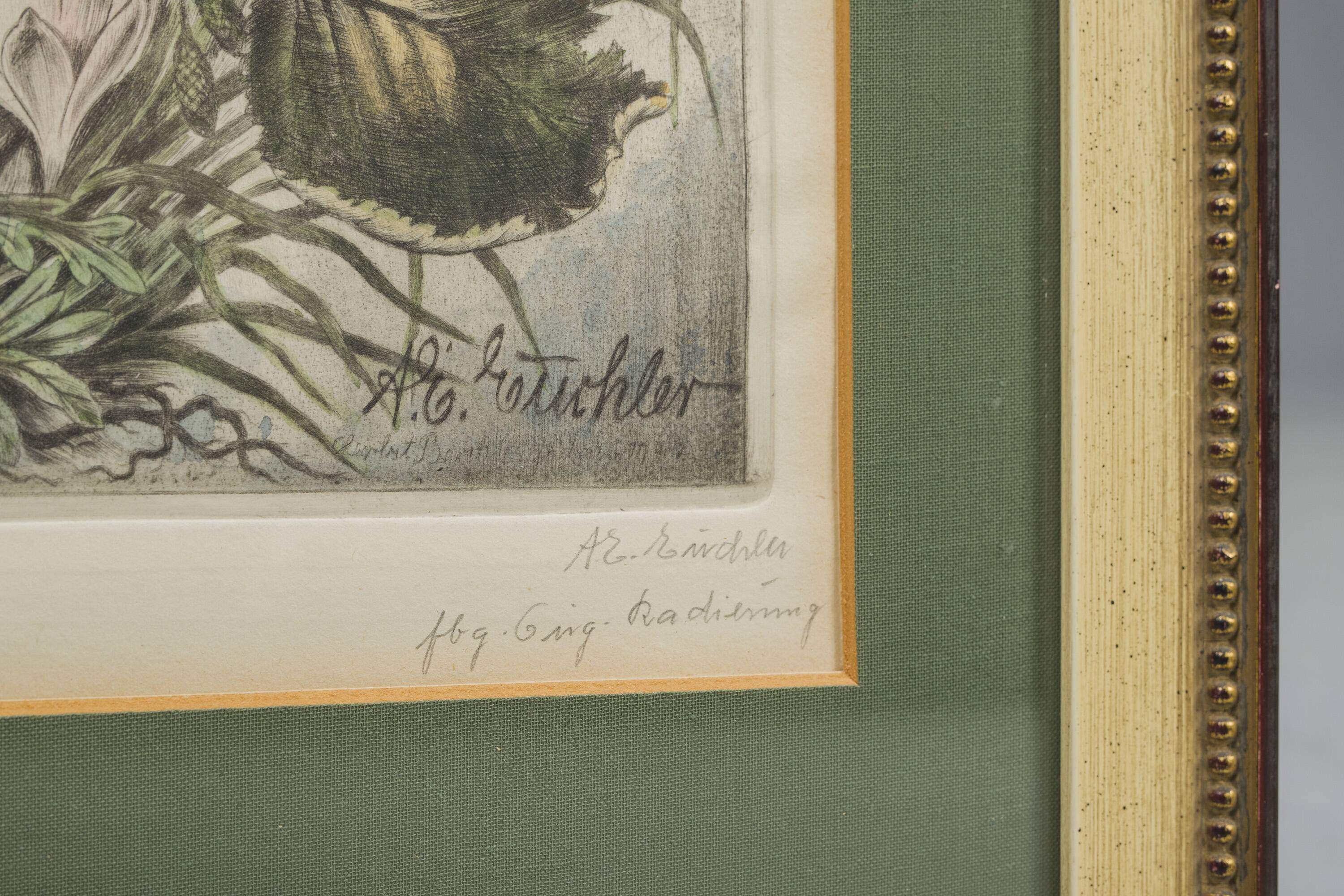 Alfred Erich Euchler, Still Life, 1920s, Watercolor