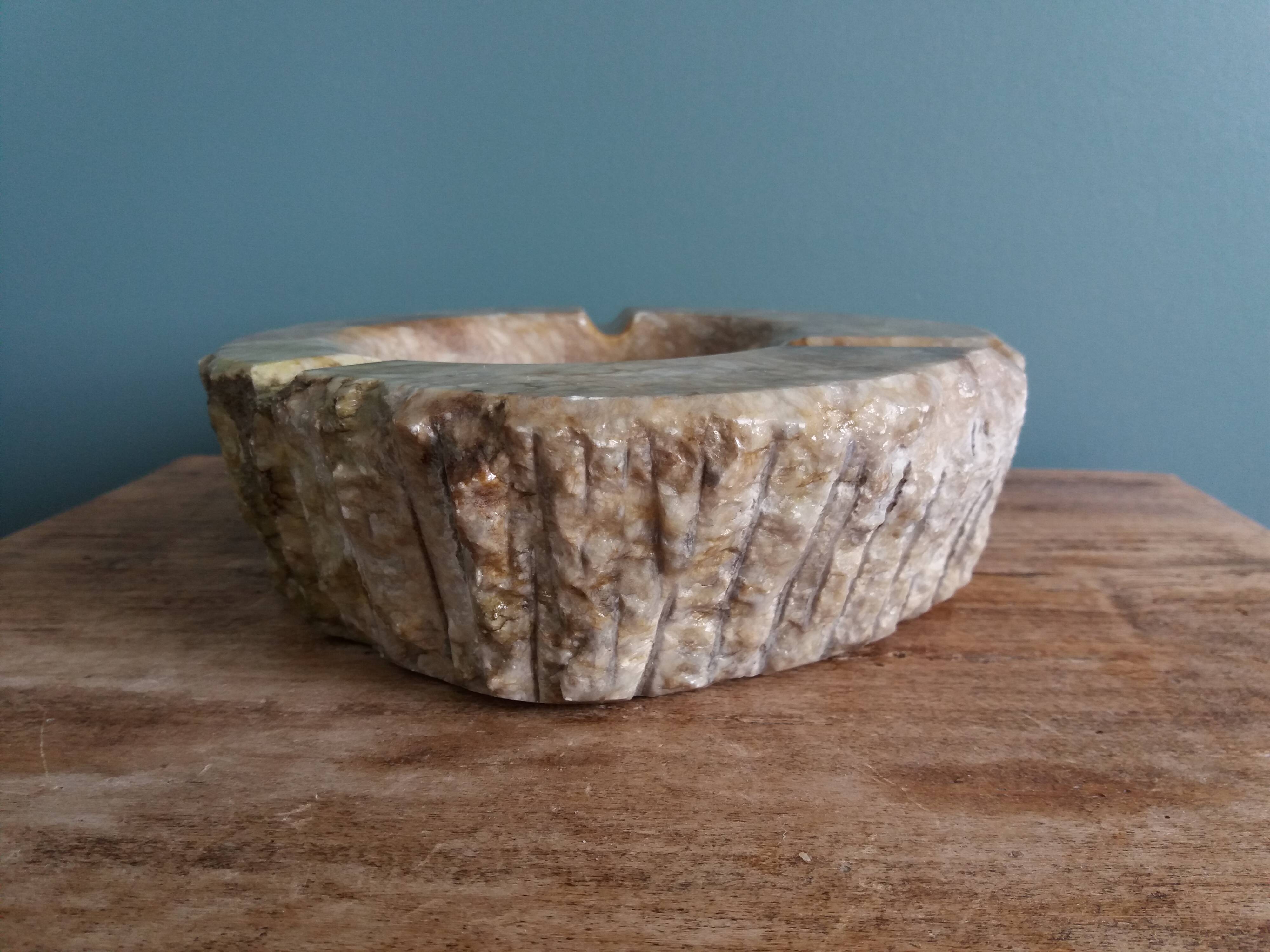 Romano Bianchi Italy Alabaster Ashtray