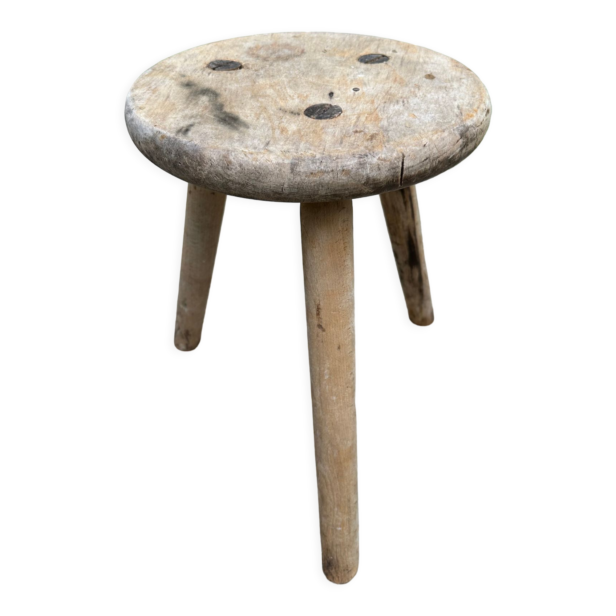 Tripod stool brutalist