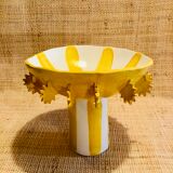 Hand-painted ceramic cut