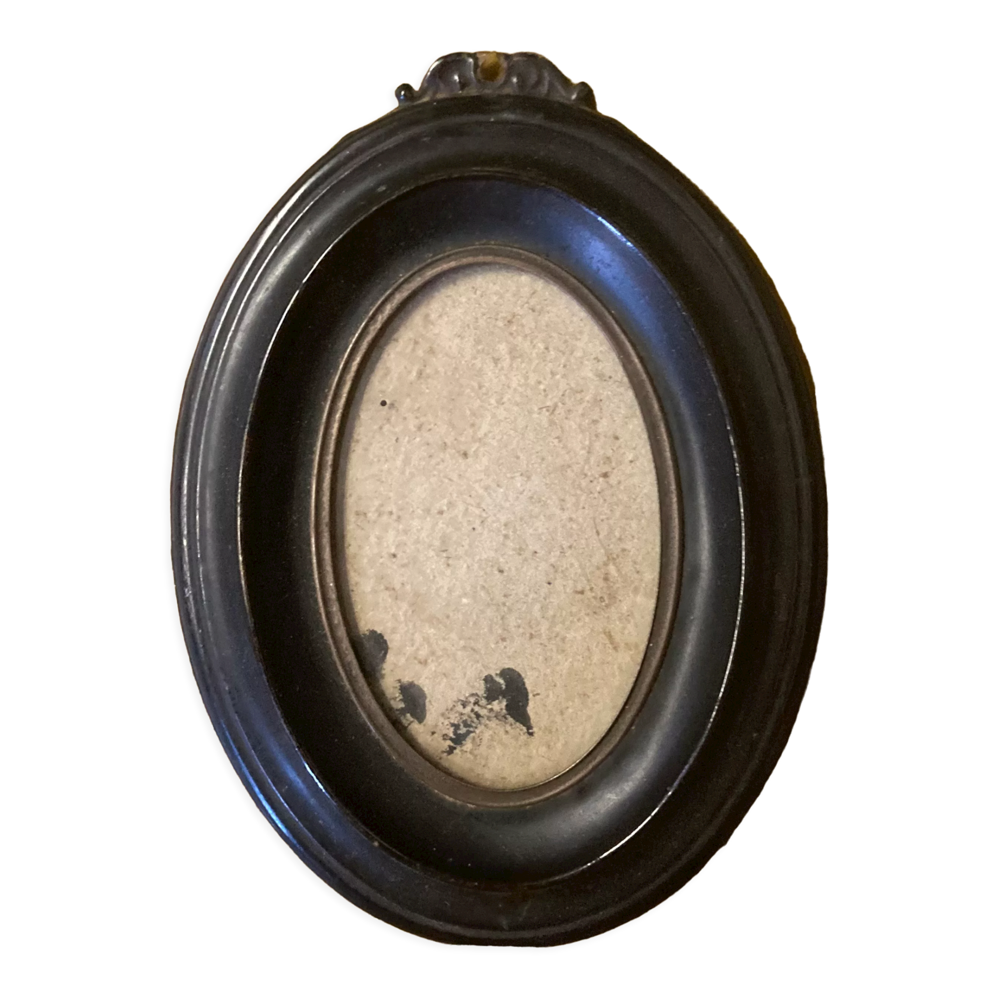 Blackened brass Nap III frame.