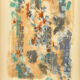 lithographie Camille Bryen : bois de feu, 1957