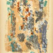 lithograph Camille Bryen: firewood, 1957