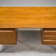 Mid-Century Teak Freestanding Desk from GV Møbler, 1970s