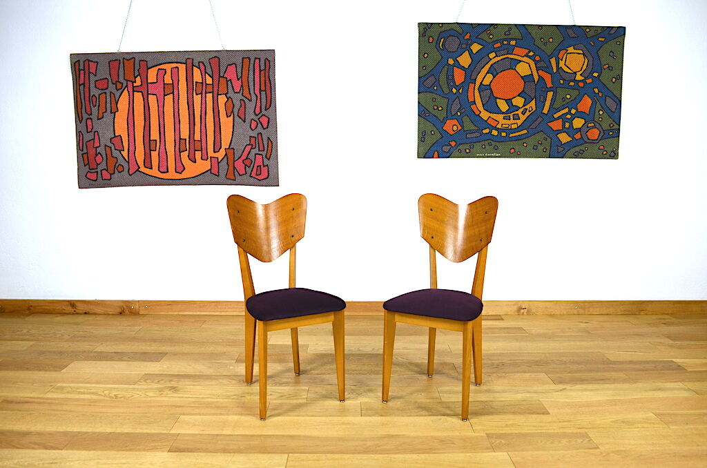 Paire de chaises 1950