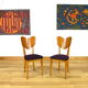 Paire de chaises 1950