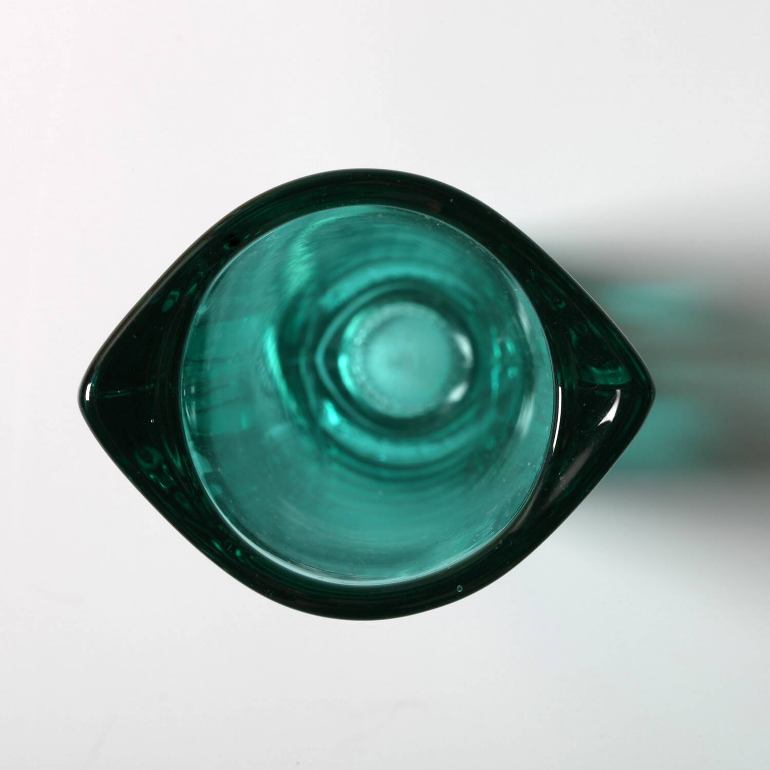 Mid-century Pressed Glass Vintage Vase by Miloš Filip  / 1963