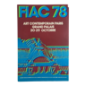 Affiche vintage FIAC 78, Grand Palais, 1978. Affiche originale