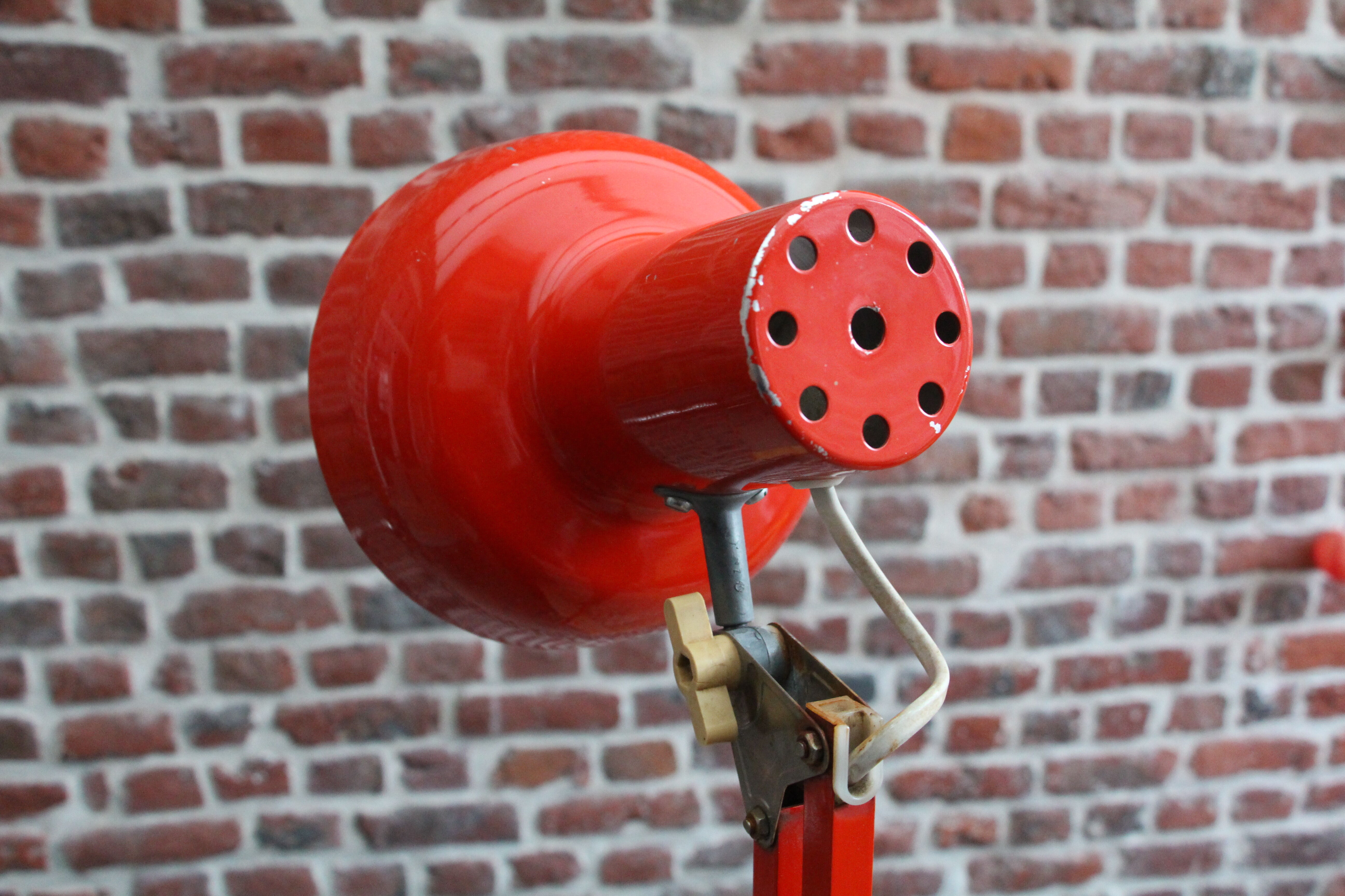 Architect lamp RDA red 70's