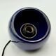 Vintage Blue Ceramic Lamp from Italy, 1970s