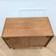 Vintage Scandinavian sideboard with sliding doors