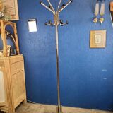 Vintage chrome parrot coat rack