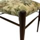 Vintage Dining Chair Flower Upholstery 1960s Teak