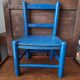 Painted wooden children's chair
