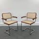 Vintage in style Cesca Chairs by Marcel Breuer, Italy, 1980s, Set of 2