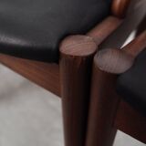 Set of four teak chairs, Danish design, 1970s, designer: Kai Kristiansen