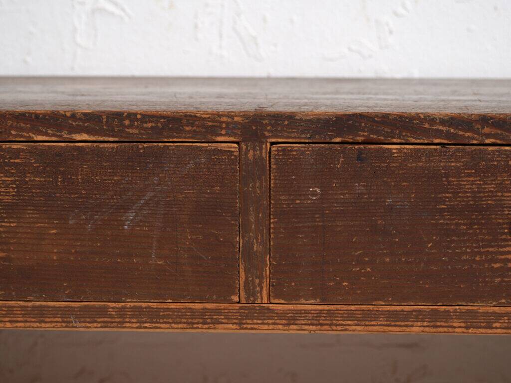 Japanese low table with cedar drawers – Showa period (c. 1926–1970)