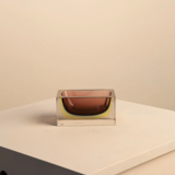 Purple Murano Pocket Trays by Flavio Poli for Seguso 60's