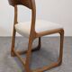 Set of 4 Baumann sled chairs, France circa 1970.