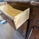 Large dining room buffet in marquetry – Louis XV style – 20th century