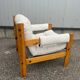 Fauteuil brutaliste design Gillis Lundgren 1976