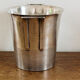 Art Deco champagne bucket, silver metal