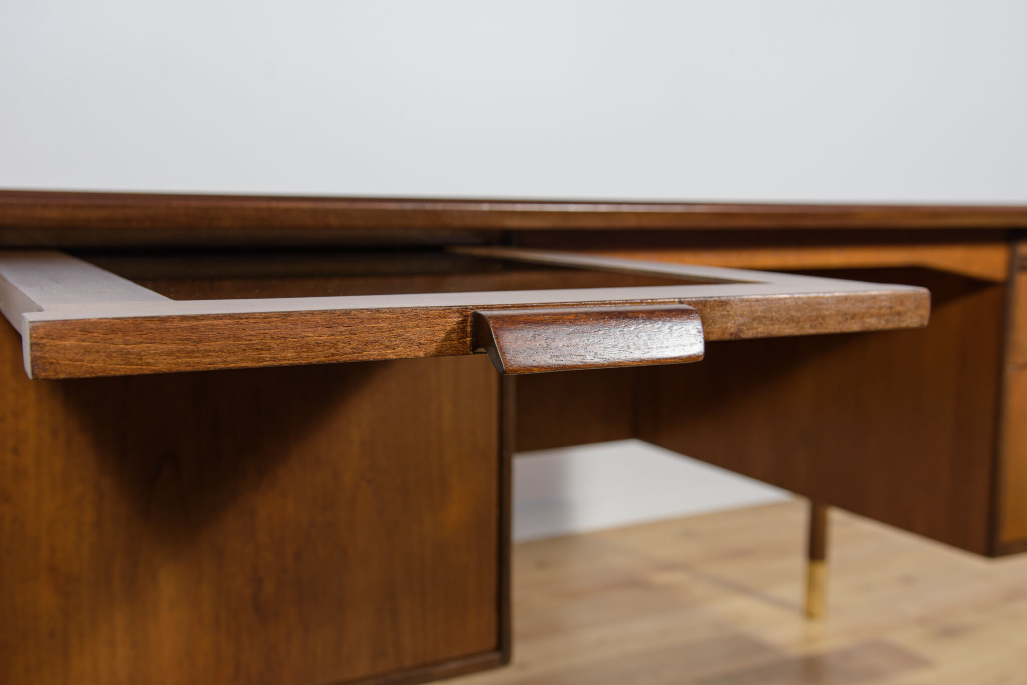 Mid-century teak desk by Sten Blomberg for Seffle Möbelfabrik, Sweden, 1960s