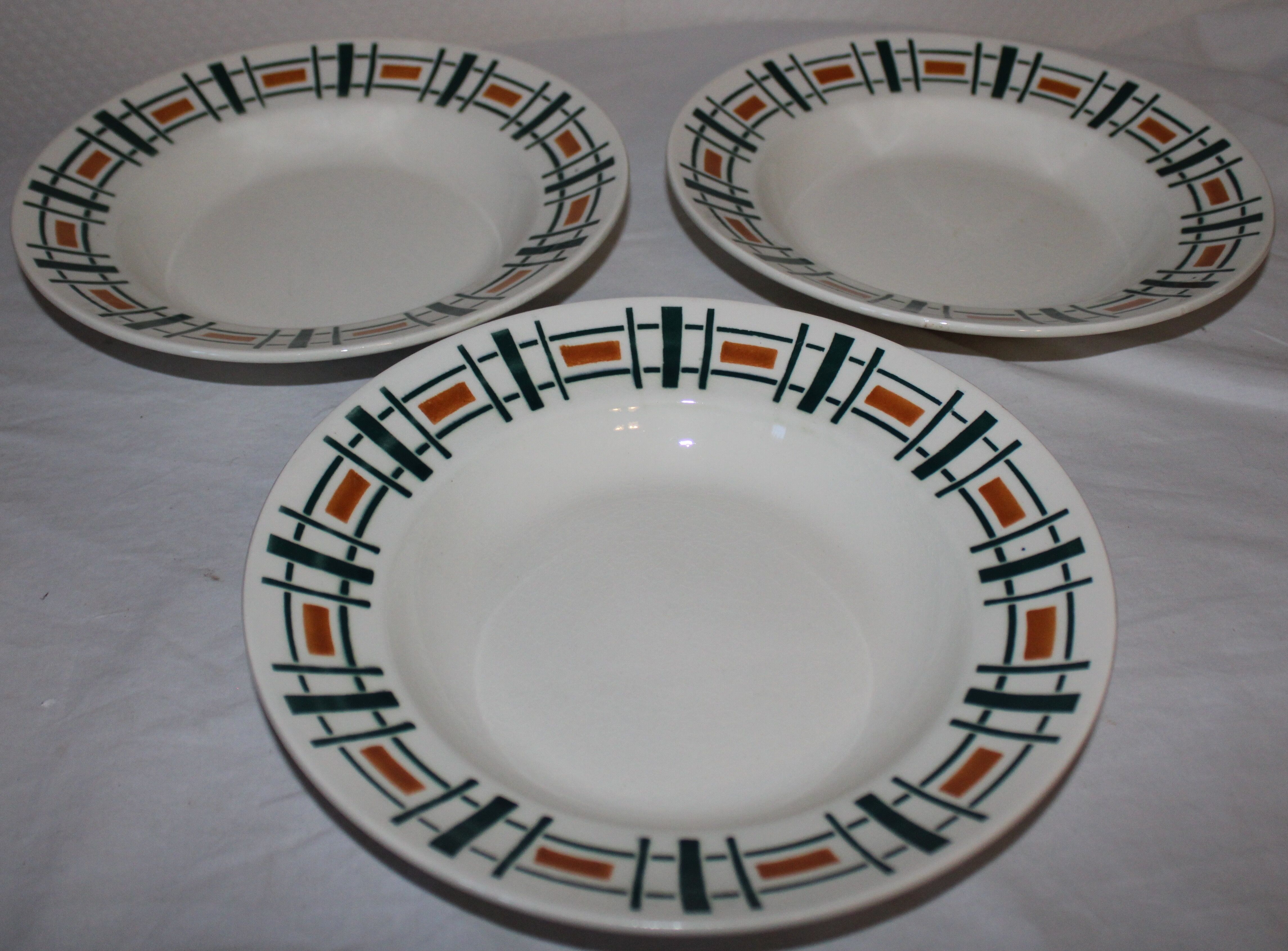 Lot of 5 Badonviller model Quiberon hollow plates