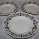 Lot de 5 assiettes creuses Badonviller modèle Quiberon