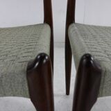 Danish design rosewood dining chairs by Niels Otto Møller for Møller Denmark