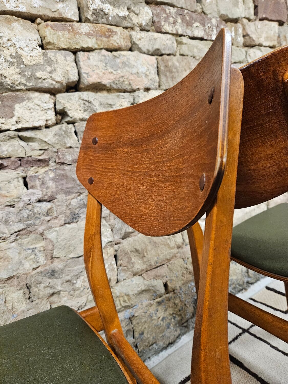 Set of 6 danish chairs 1960