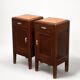 Tables de nuit Art Déco, Italie années 1930