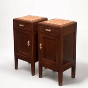 Tables de nuit Art Déco, Italie années 1930
