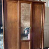 Parisian style 3-door wardrobe