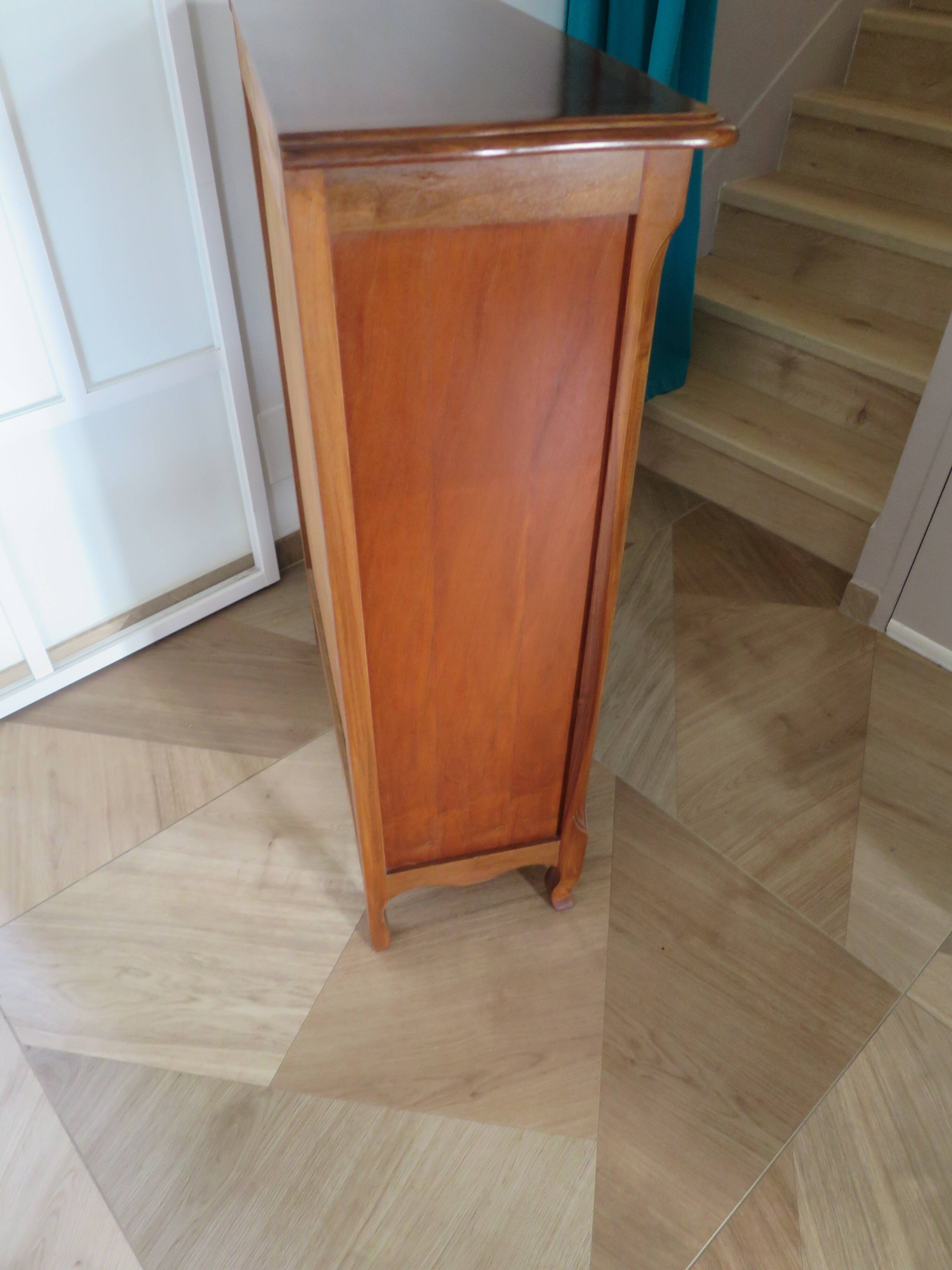 bibus 2 shelves - Small bookcase - Solid wood - Louis XV style