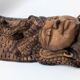 Sculptural Mask Wood - Face & Royal Cobra (Naga) - Tribal Art Indonesia