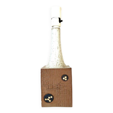 table lamp by Mette Løkke Stiil, ceramic danish, stoneware, 1960s graphic