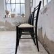 Set of 6 Italian woven rope chairs