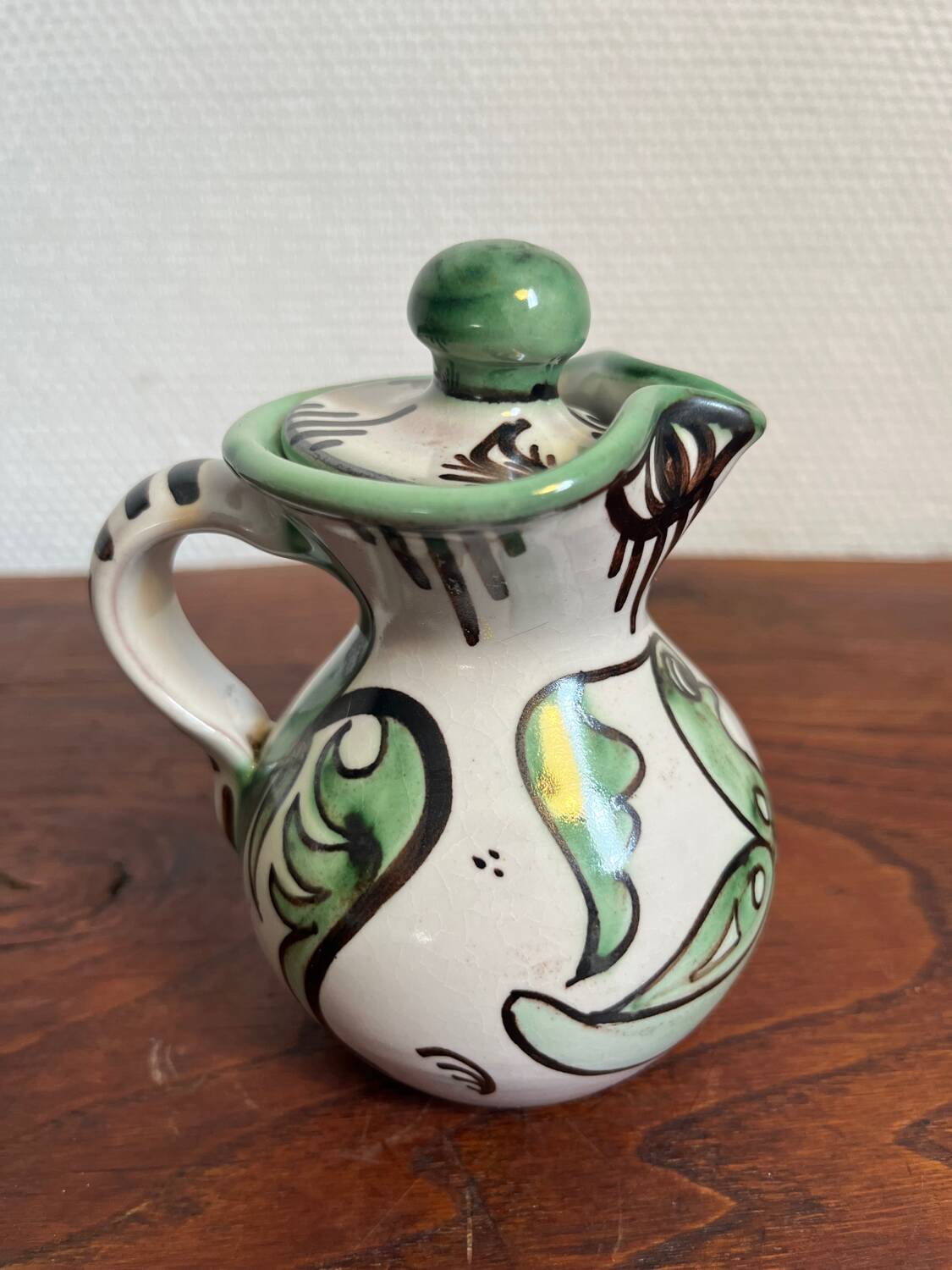 Punter cracked ceramic salt and pepper set, oil and vinegar set
