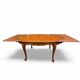 Louis XV style cherry wood table with extensions