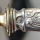 Old sweet dessert service 4 pieces silver embossed minerva hallmark