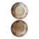 Pair of large old ST Amand flat plates