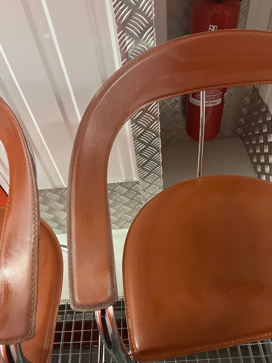 Rare set of 4 “Canasta” chairs by Arrben