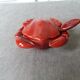 Vintage ceramic crab shape butter dish