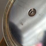 Silver metal ice bucket