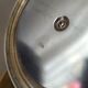 Silver metal ice bucket