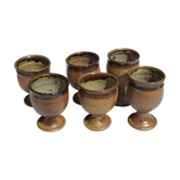 6 cups sandstone P.Digan La Borne pyrite