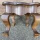 Footrest louis xv walnut late nineteenth