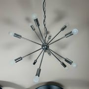 Sputnik chandelier Space Age design 70s