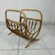 Porte-revues vintage en bambou